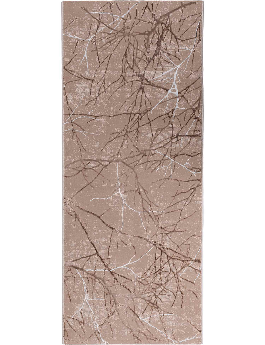 Chodnik Creation gałęzie beż Kolor: Beżowy, Kształt: Prostokątny, Prostokątny: 67×160 cm