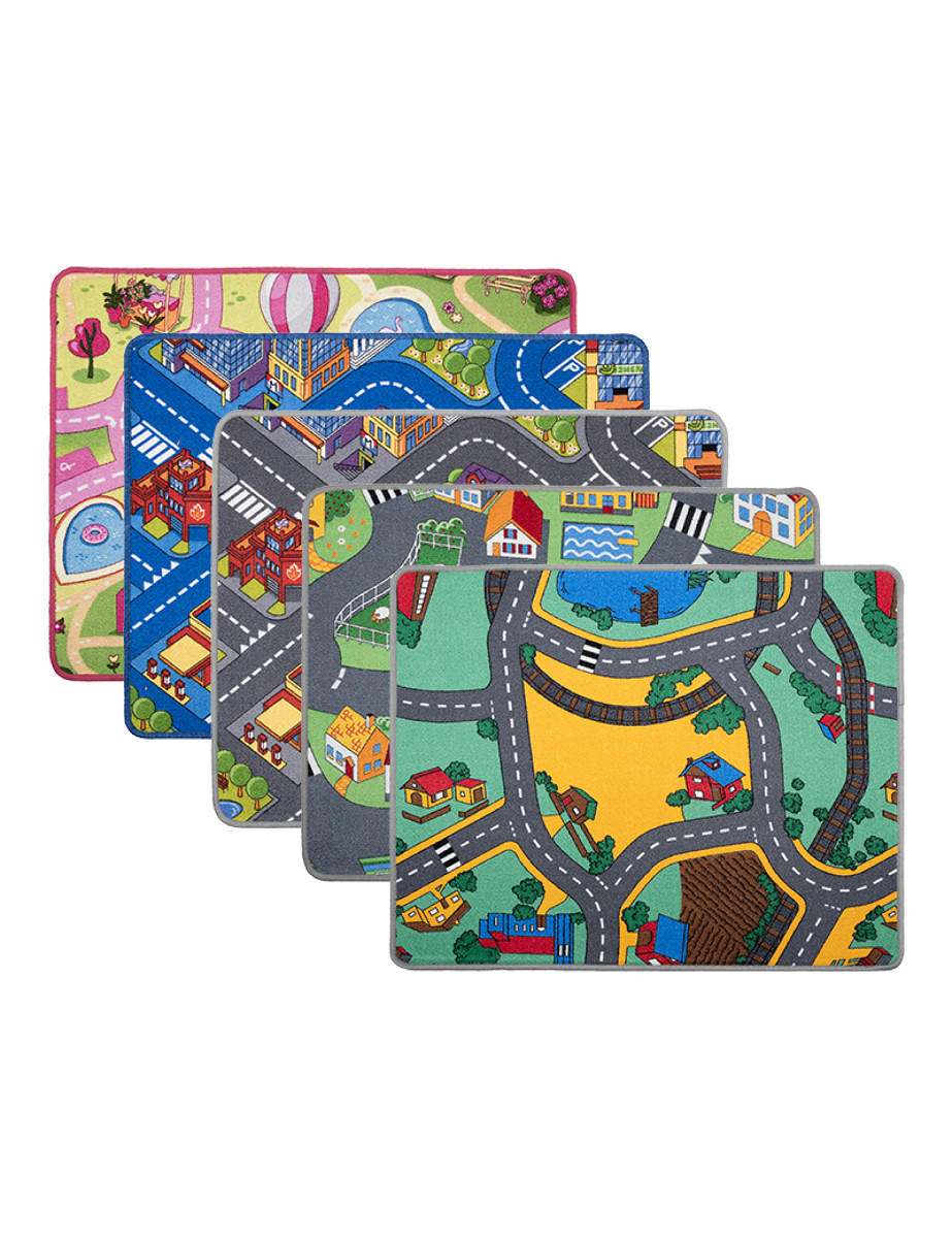 Dywan Ulice Kolor: Wielokolorowy, Kształt: Prostokątny, Prostokątny: 80×100 cm