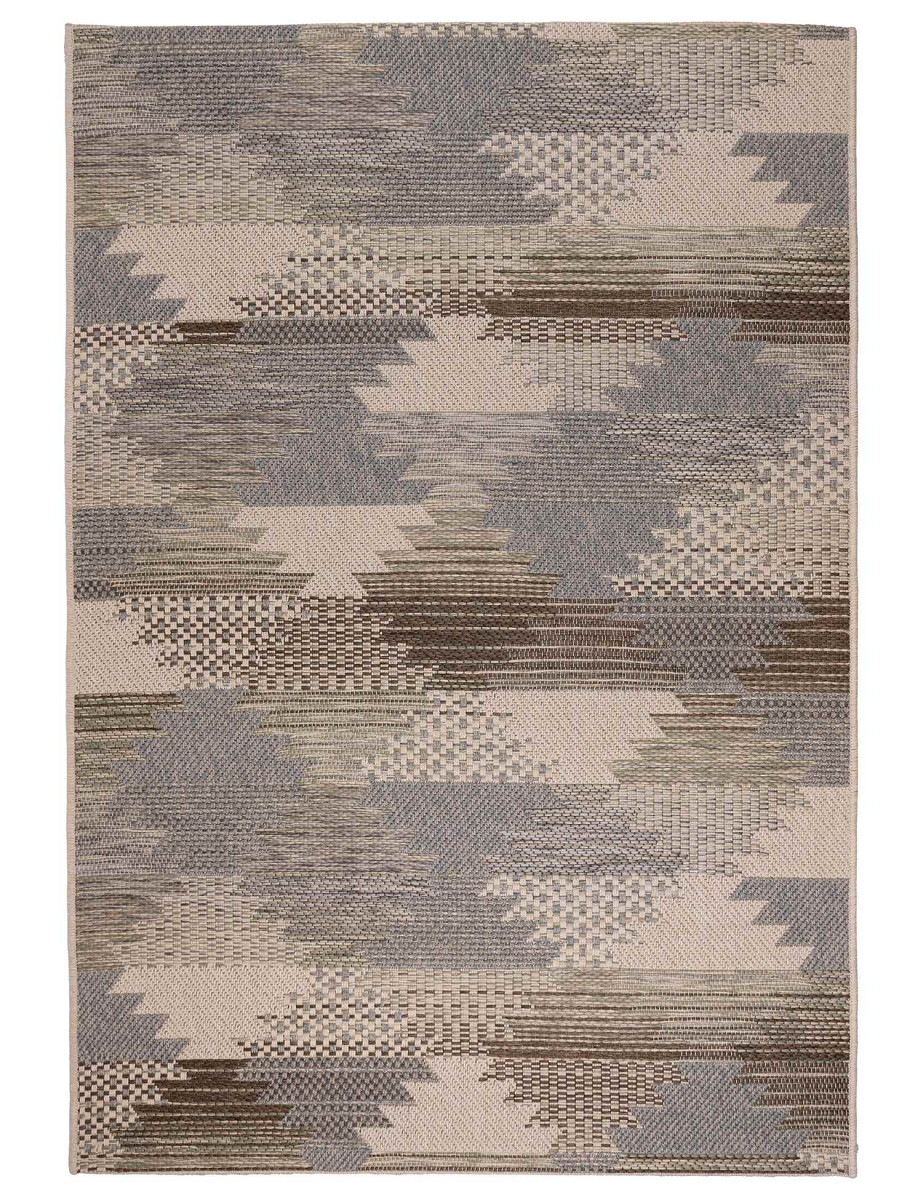 Dywan Kemet romby szaro-beżowy Kształt: Prostokątny, Prostokątny: 200×280 cm, Kolor: Beżowy