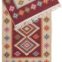 Dywan Kilim romby Kształt: Prostokątny, Prostokątny: 80×150 cm, Kolor: Bordo