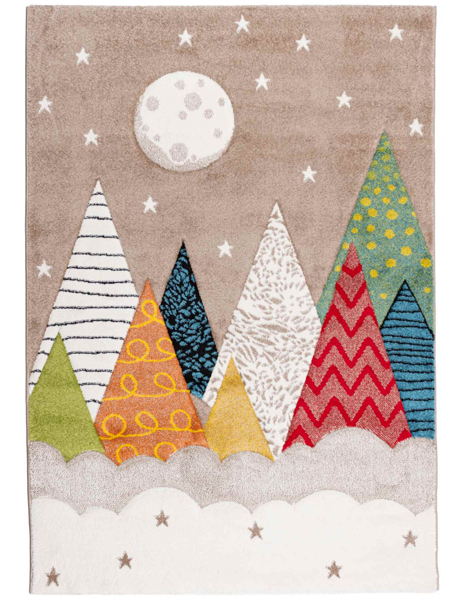 Dywan Bond Kids góry multikolor Kolor: Wielokolorowy, Kształt: Prostokątny, Prostokątny: 80×150 cm