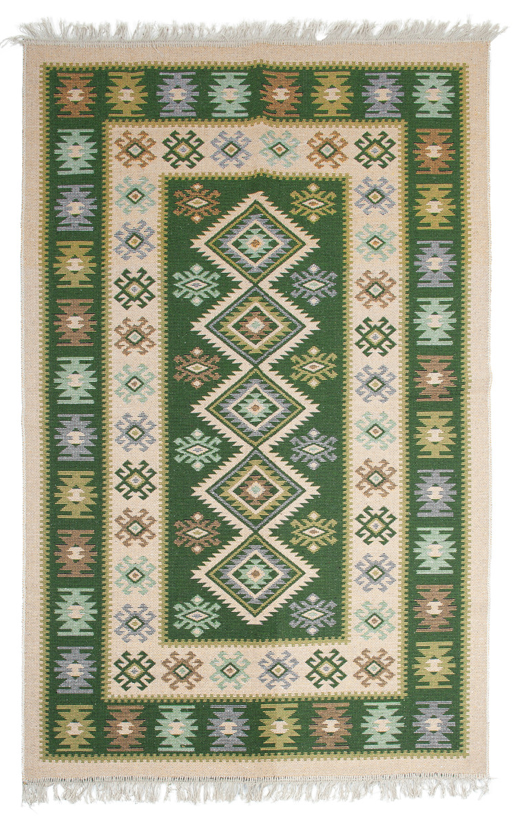 Dywan Kilim 060*120cm zielony