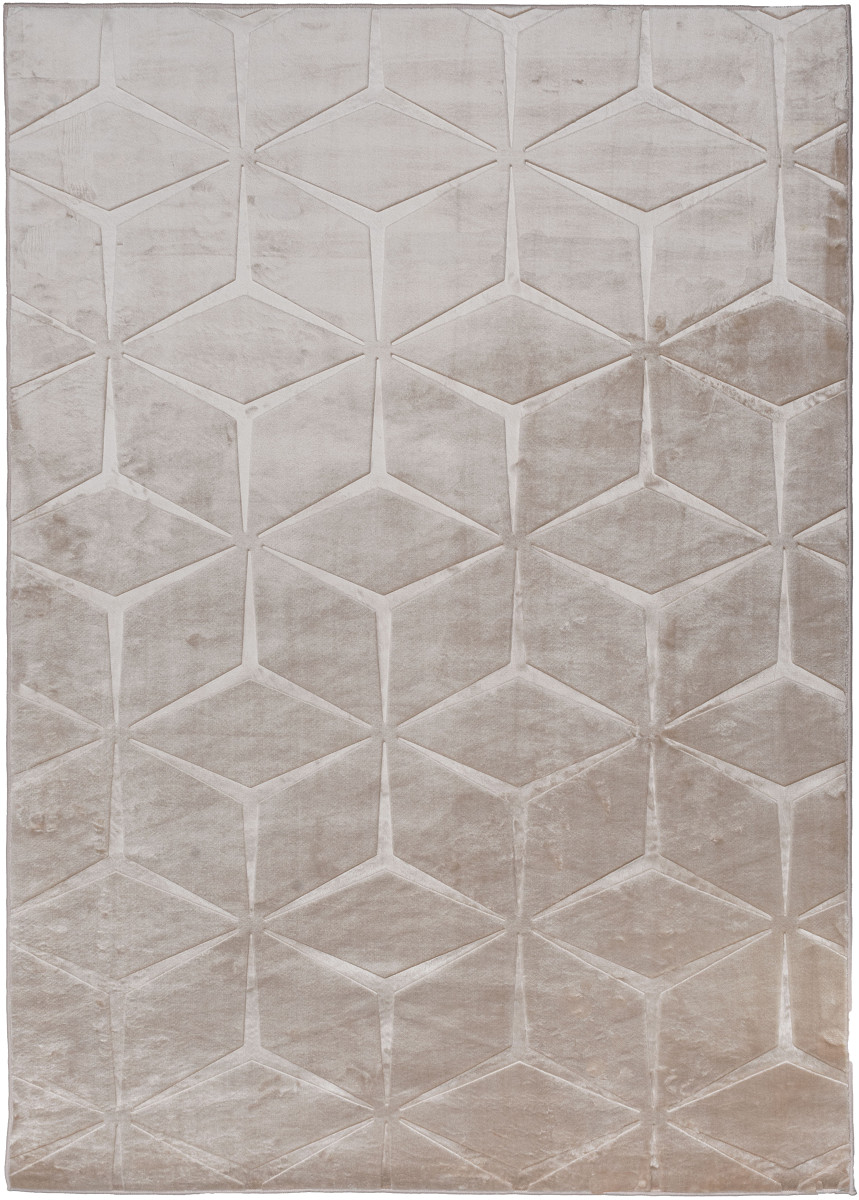 Dywan Alaska geometria  Kształt: Prostokątny, Prostokątny: 60×100 cm, Kolor: Beżowy