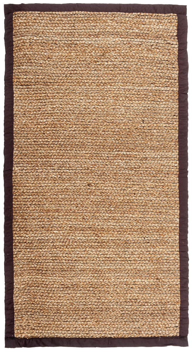 Mata słomiana bordiura Kształt: Prostokątny, Prostokątny: 80×150 cm, Kolor: Beżowy