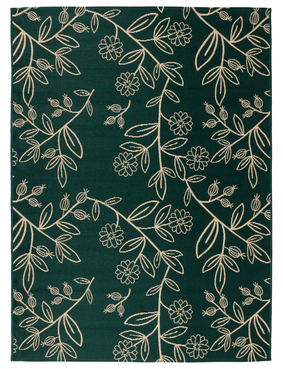 Dywan Jungle liście zielony Kolor: Zielony, Kształt: Prostokątny, Prostokątny: 120×170 cm