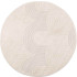 Dywan Chiara koło fala Kolor: Beżowy, Kształt: Okrągły, Prostokątny: 120×120 cm