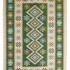 Dywan Kilim romby Kształt: Prostokątny, Prostokątny: 80×150 cm, Kolor: Zielony