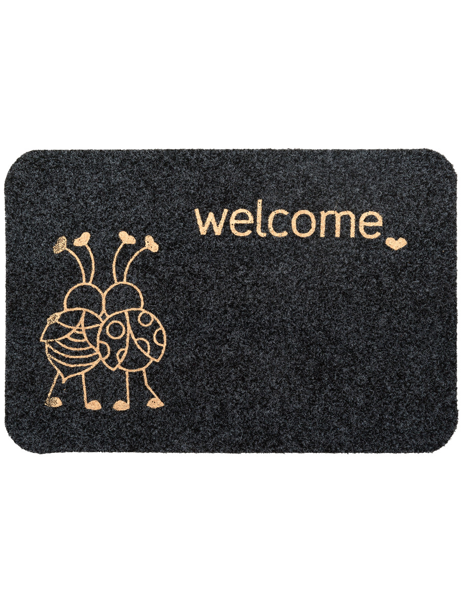 Wycieraczka At Home biedronki Kształt: Prostokątny, Prostokątny: 40×60 cm