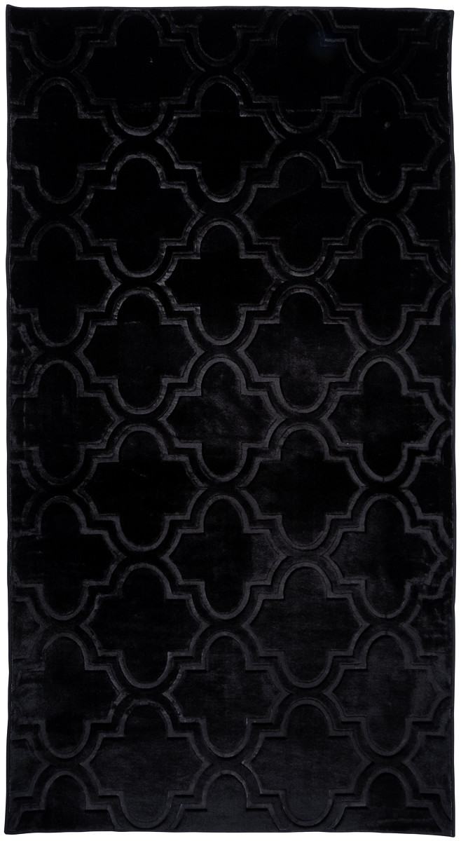 Kształt: Prostokątny, Prostokątny: 160×220 cm, Kolor: Czarny