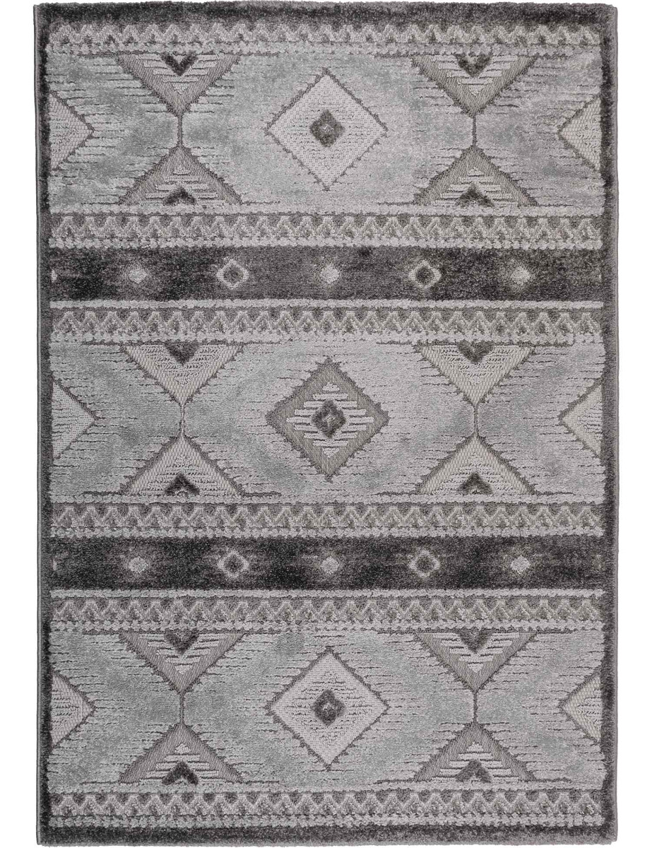 Dywan Chiara aztecki Kolor: Szary, Kształt: Prostokątny, Prostokątny: 120×170 cm