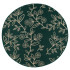 Dywan Jungle liście zielony koło Kolor: Zielony, Kształt: Okrągły, Okrągły: ø135 cm