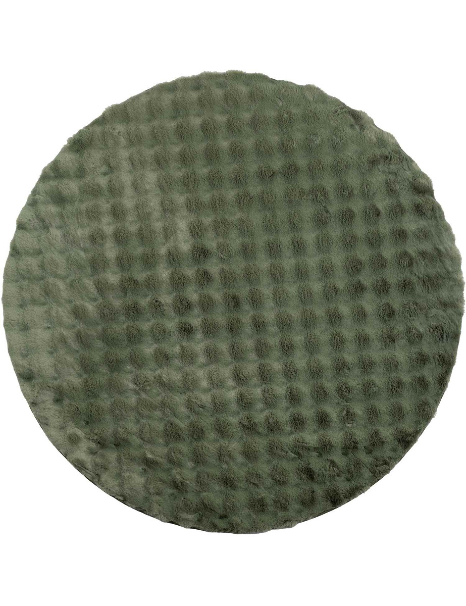 Dywan Rabbit Bubble koło Kolor: Zielony, Kształt: Okrągły, Okrągły: ø160 cm
