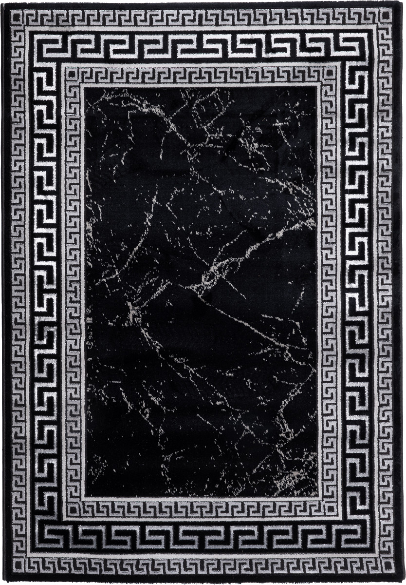 Dywan Creation ornament grecki Kształt: Prostokątny, Prostokątny: 160x230 cm, Kolor: Czarny