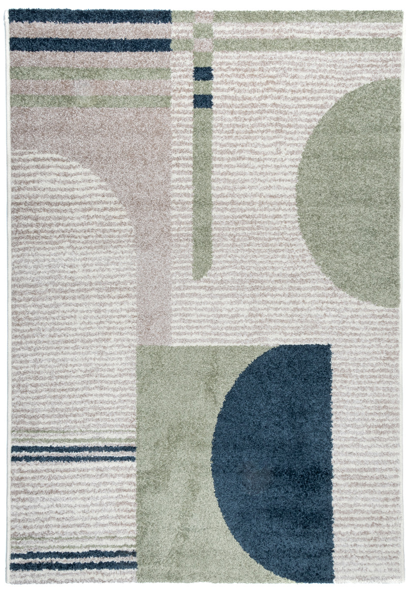 Dywan Velutto geometria  Kształt: Prostokątny, Prostokątny: 120×170 cm, Kolor: Wielokolorowy