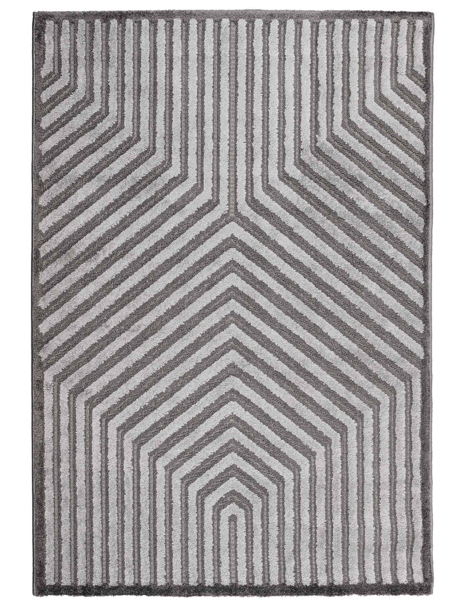 Dywan Chiara nowoczesny antracytowy Kształt: Prostokątny, Prostokątny: 120×170 cm, Kolor: Antracytowy