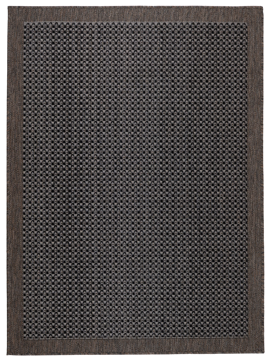 Dywan Express Outdoor gładki Kolor: Antracytowy, Kształt: Prostokątny, Prostokątny: 120×160 cm