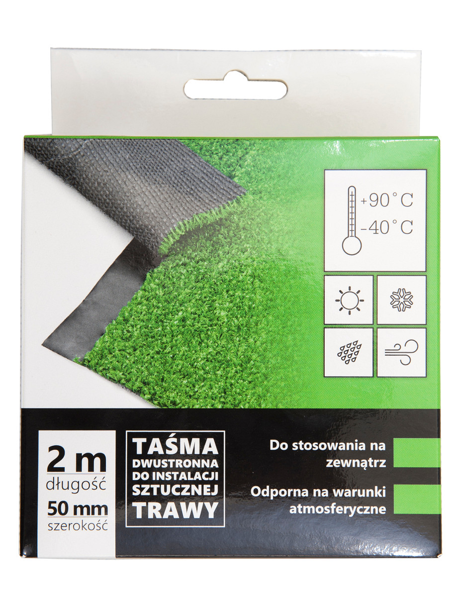 Taśma do sztucznej trawy Kształt: Prostokątny, Prostokątny: 30 mm x 2 m