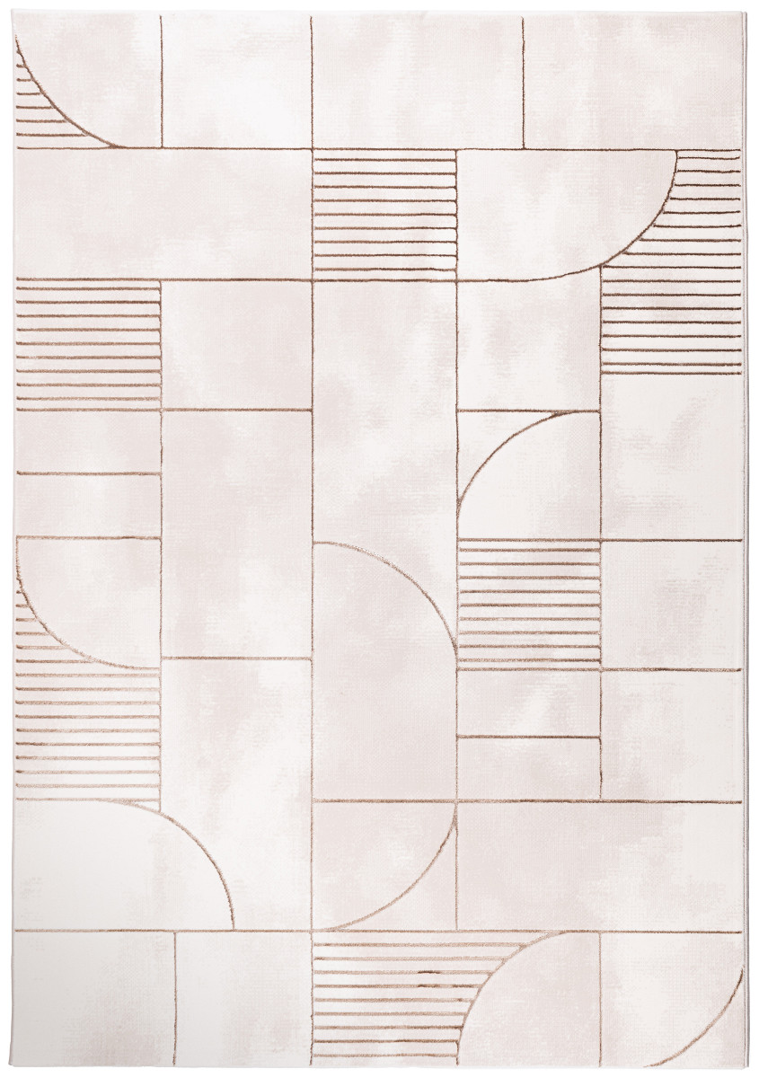 Kształt: Prostokątny, Prostokątny: 160x230 cm, Kolor: Beżowy