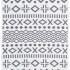 Dywan Kilim boho  Kształt: Prostokątny, Prostokątny: 50×80 cm, Kolor: Antracytowy
