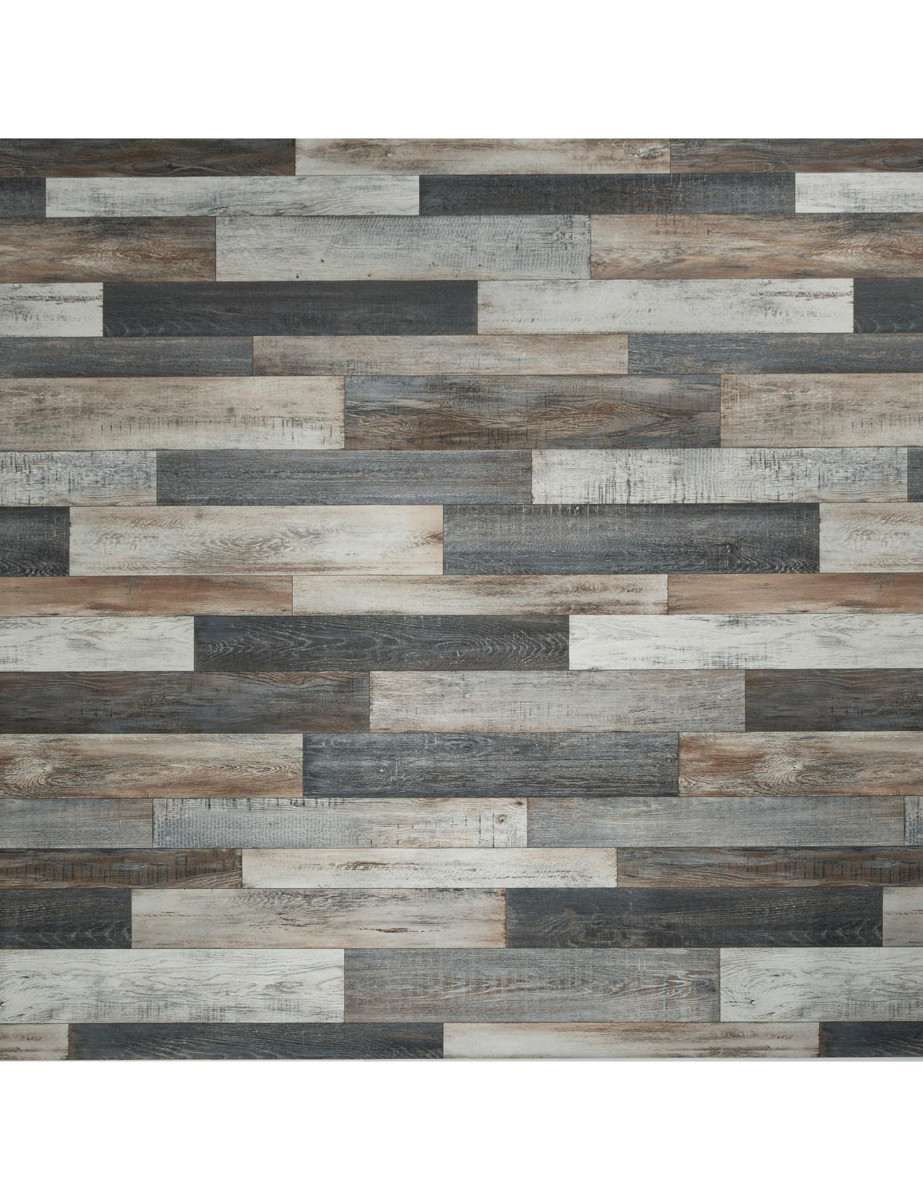 Wykładzina PCV Rimini 2m Cuban Oak 967 m deska retro Kolor: Wielokolorowy, Kształt: Prostokątny, Prostokątny: 200 cm