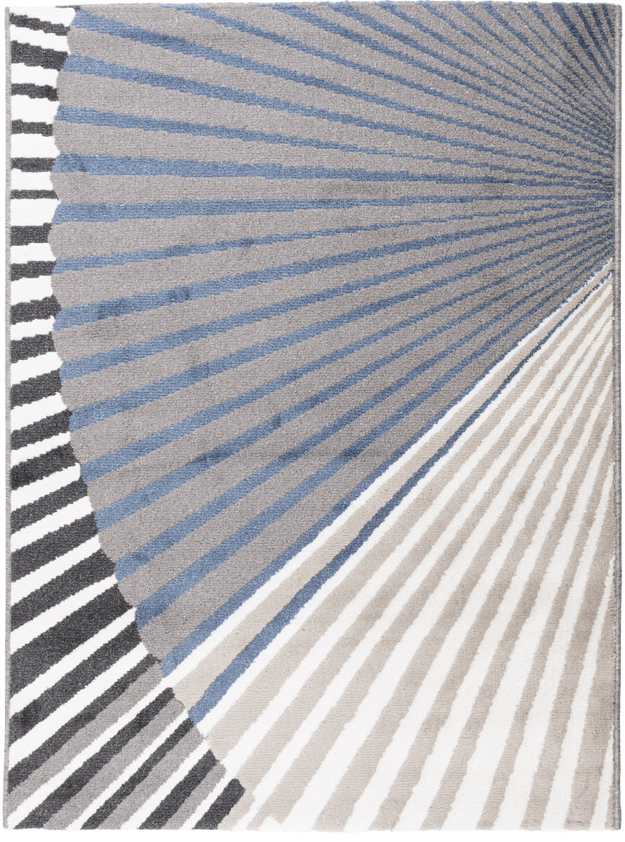 Kształt: Prostokątny, Prostokątny: 160×235 cm, Kolor: Niebieski