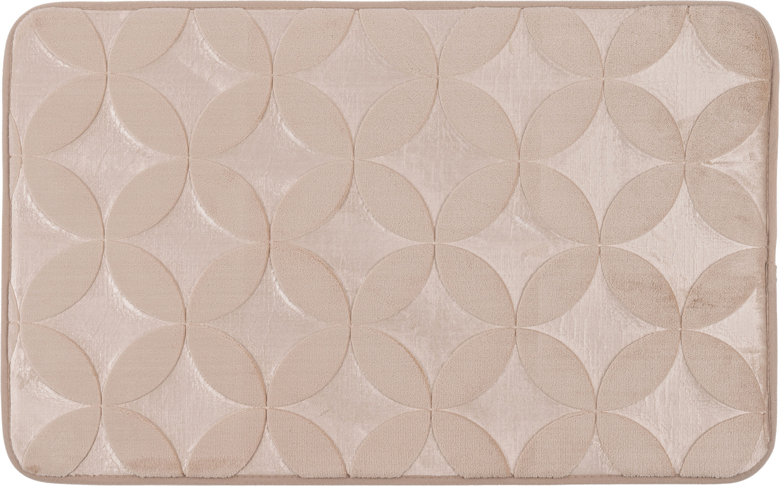 Mata Hamilton kółka Kolor: Beżowy, Kształt: Prostokątny, Prostokątny: 50×80 cm