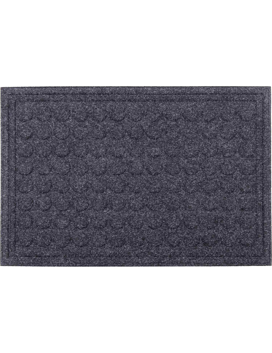 Wycieraczka Easy Rounds Kształt: Prostokątny, Prostokątny: 40×60 cm, Kolor: Szary