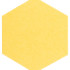 Płytka filcowa Felly heksagon 01 Kształt: Prostokątny, Prostokątny: 40×46 cm, Kolor: Żółty