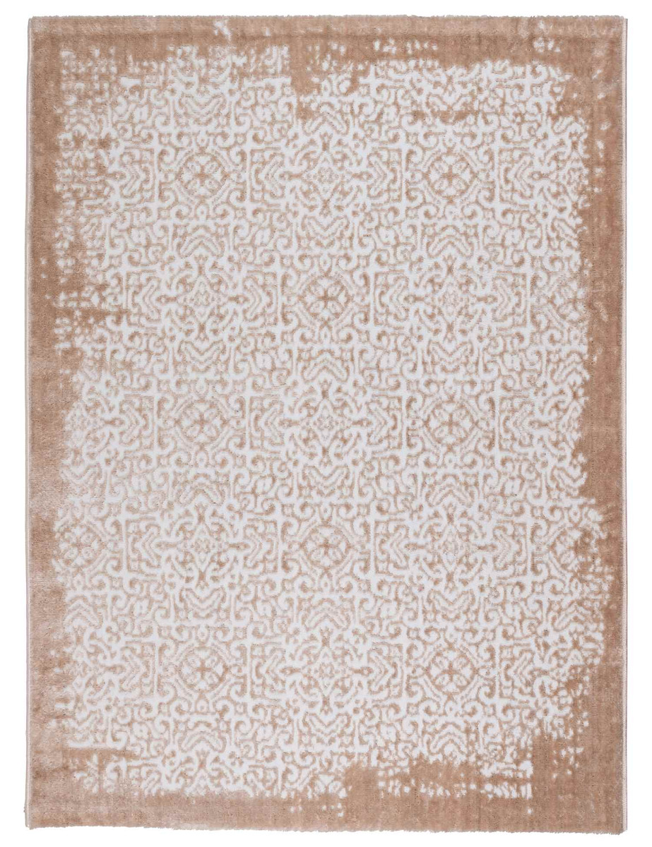 Dywan Rosaline ornament beżowy Kolor: Beżowy, Kształt: Prostokątny, Prostokątny: 120×160 cm