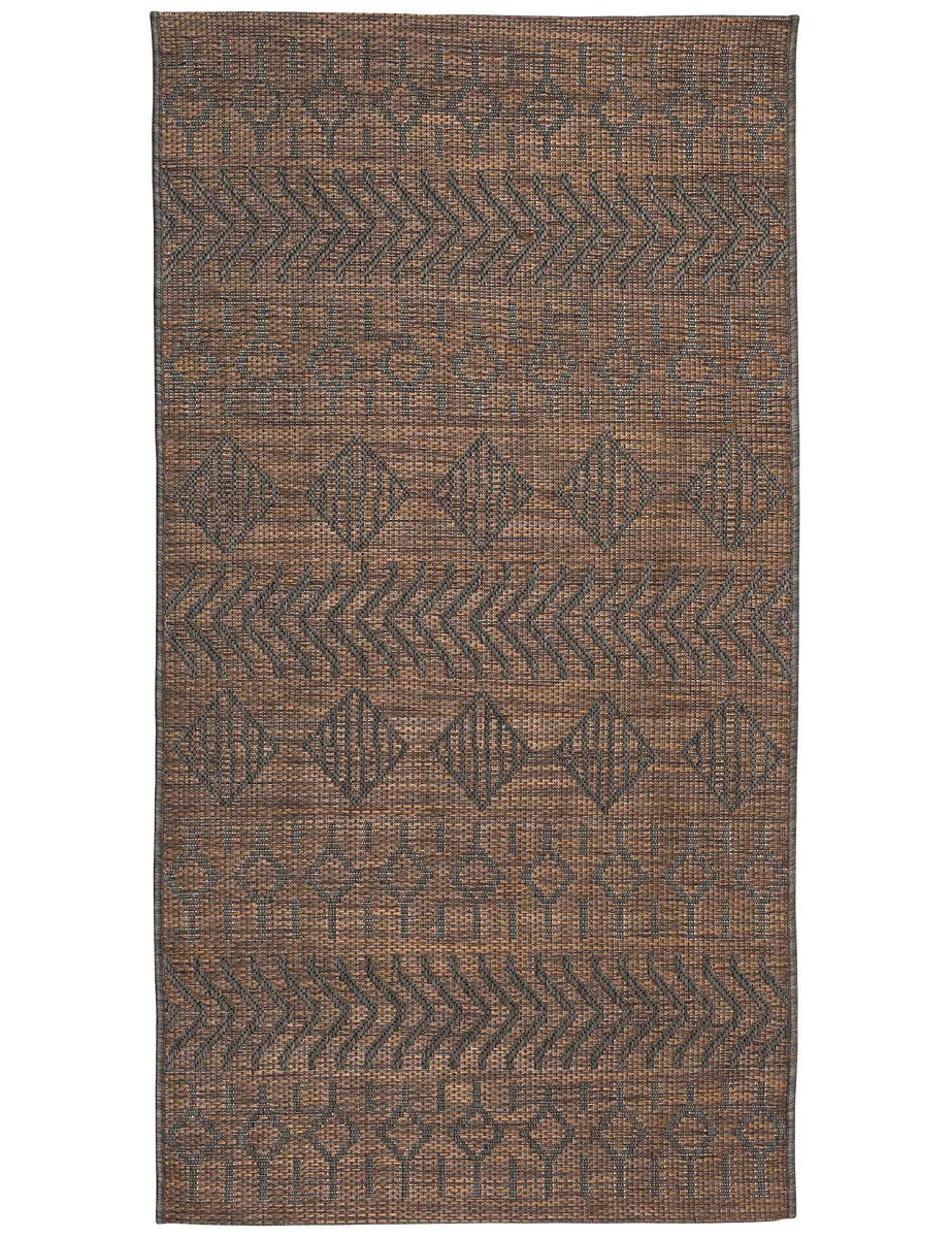 Dywan Terrazza aztecki brąz Kolor: Brązowy, Kształt: Prostokątny, Prostokątny: 120×170 cm