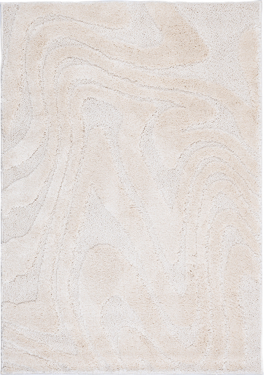 Dywan Pisa fala Kształt: Prostokątny, Prostokątny: 160x230 cm, Kolor: Ivory