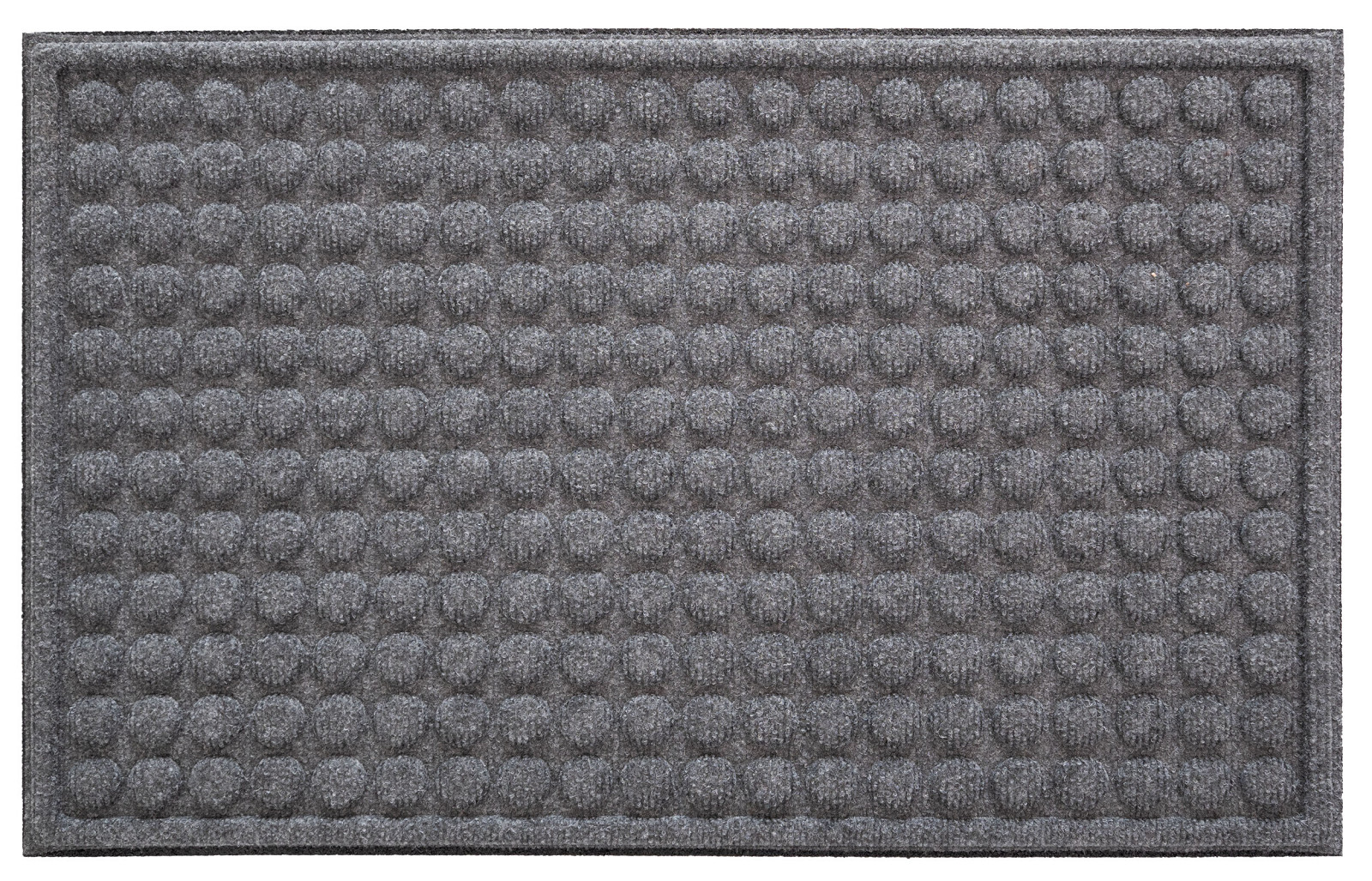 Wycieraczka Easy Rounds Kształt: Prostokątny, Prostokątny: 40×60 cm, Kolor: Szary