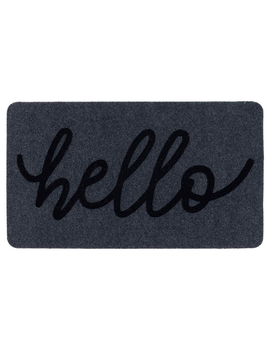 Wycieraczka Flock NEW Hello Kształt: Prostokątny, Prostokątny: 40×60 cm