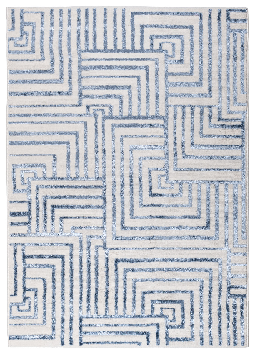 Kształt: Prostokątny, Prostokątny: 160x230 cm, Kolor: Niebieski