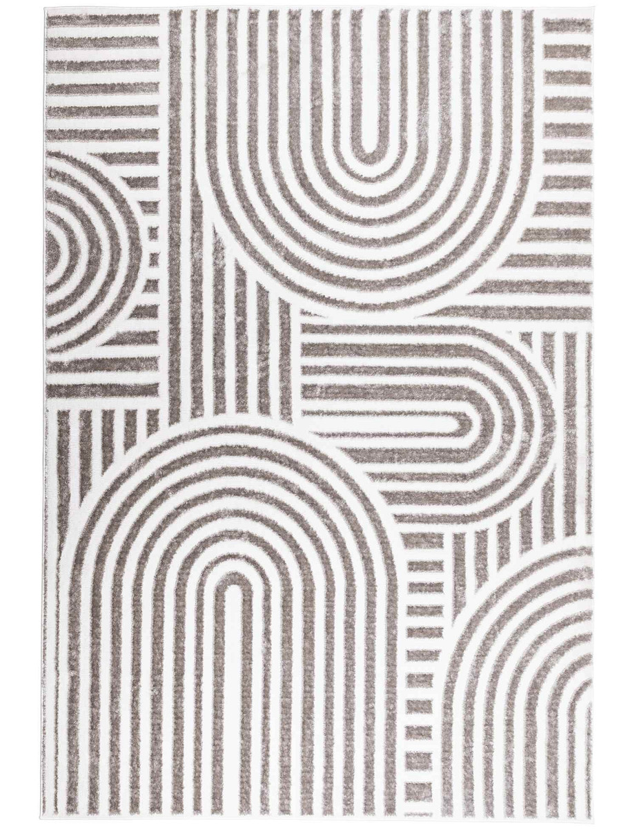 Dywan Salamanca modern szary Kolor: Szary, Kształt: Prostokątny, Prostokątny: 120×170 cm