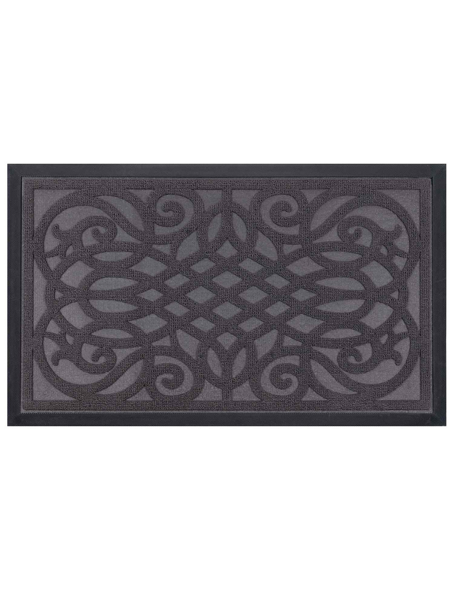 Wycieraczka Tivoli ornament Kształt: Prostokątny, Prostokątny: 40×60 cm, Kolor: Szary