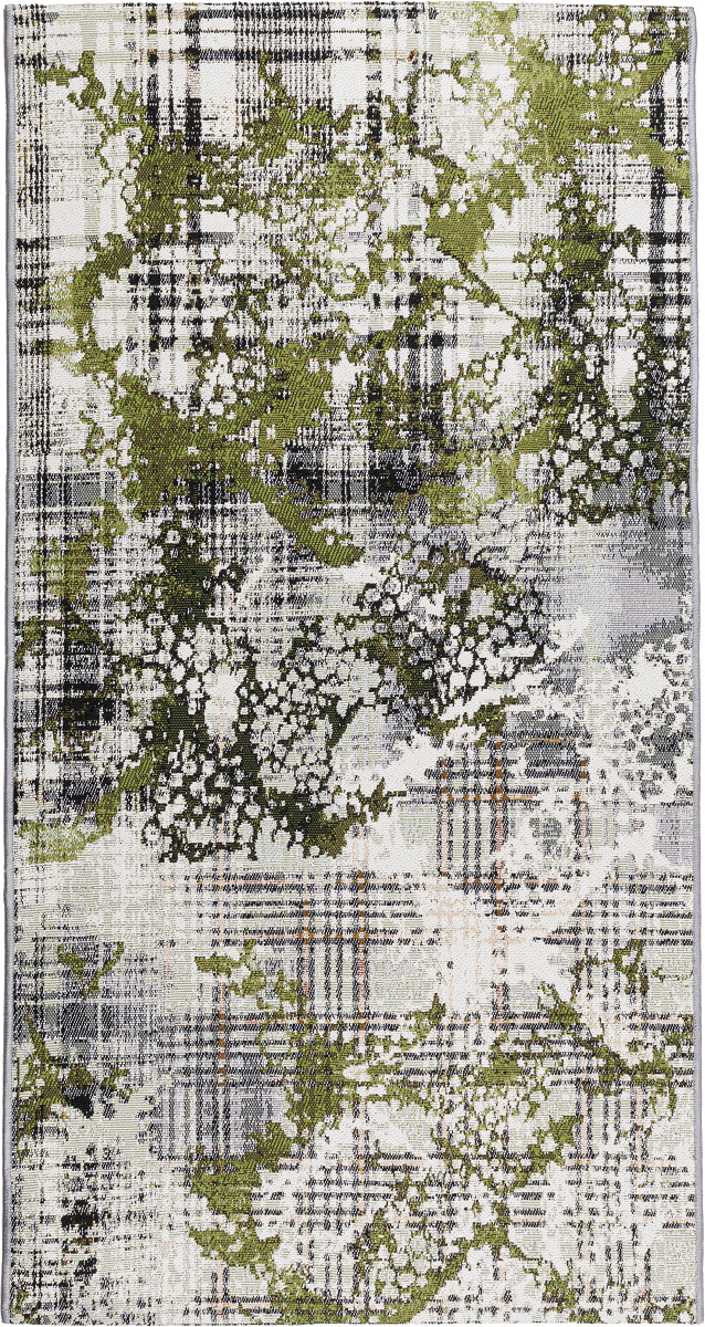 Dywan Dara przecierka Kolor: Zielony, Kształt: Prostokątny, Prostokątny: 160×220 cm