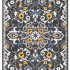 Dywan Norway ornament czarny Kolor: Czarny, Kształt: Prostokątny, Prostokątny: 160×235 cm