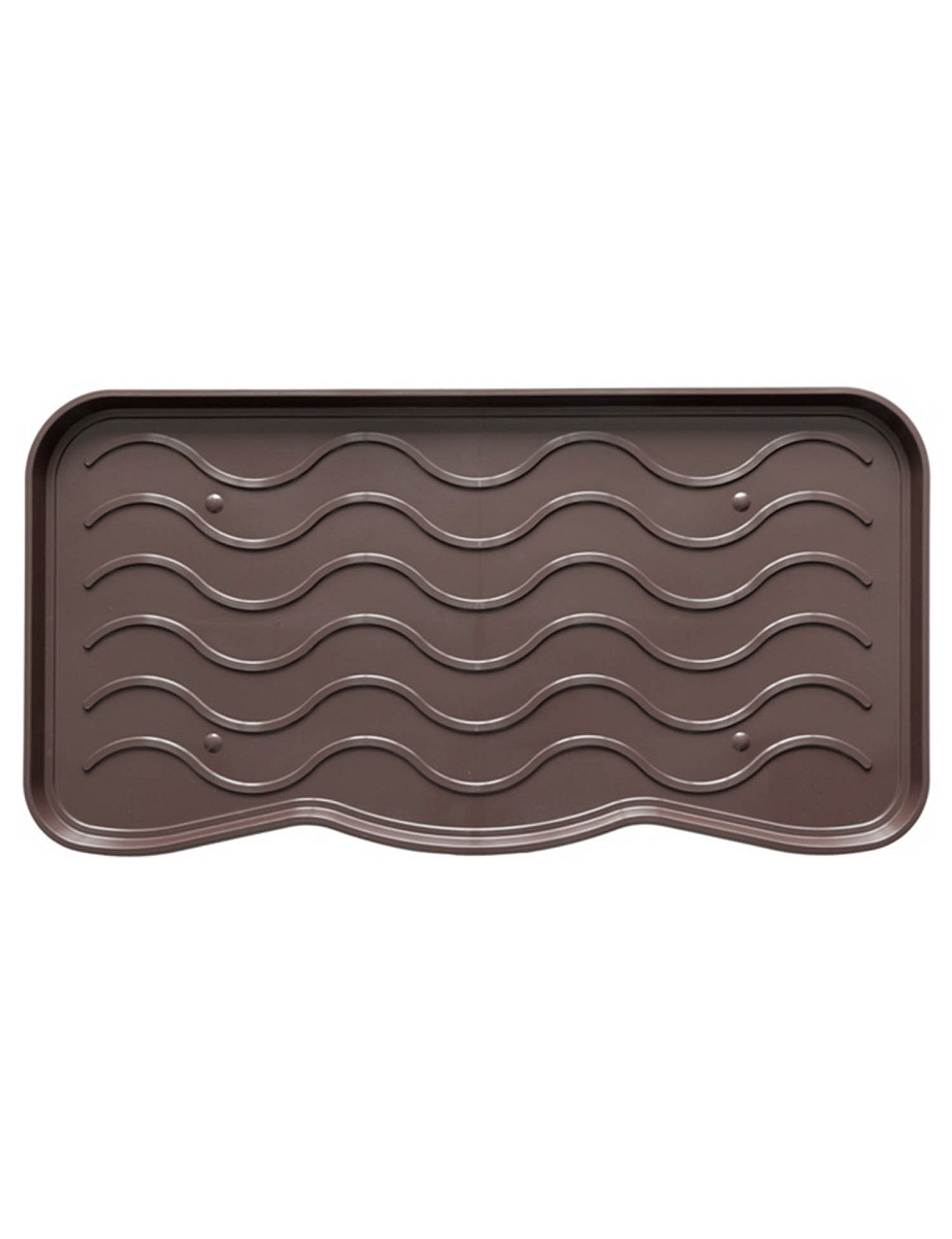 Ociekacz  na buty fala Kolor: Brązowy, Kształt: Prostokątny, Prostokątny: 38×75 cm