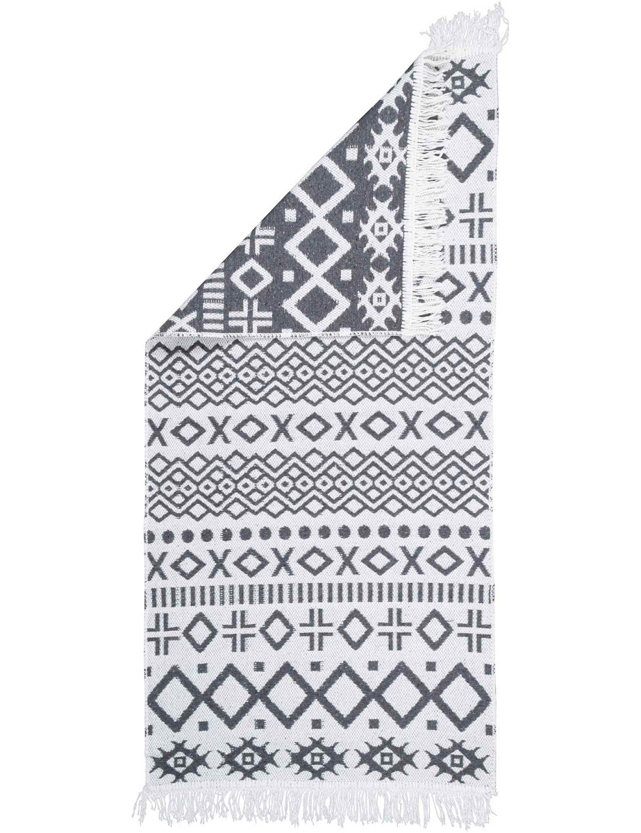 Dywan Kilim boho antracytowy Kształt: Prostokątny, Prostokątny: 60×120 cm, Kolor: Antracytowy