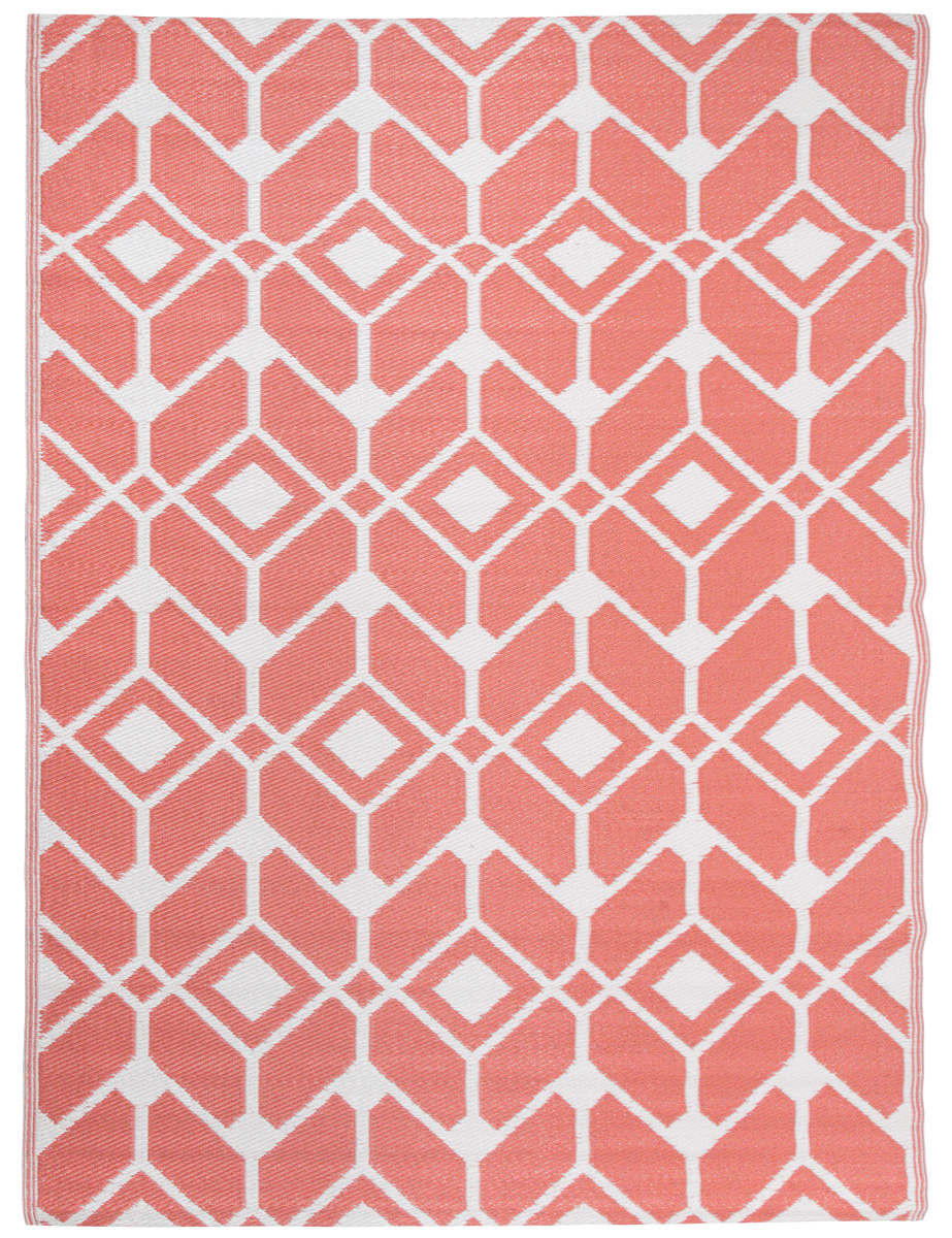 Dywan Zewnętrzny Kolor: Czerwony, Kształt: Prostokątny, Prostokątny: 160×220 cm