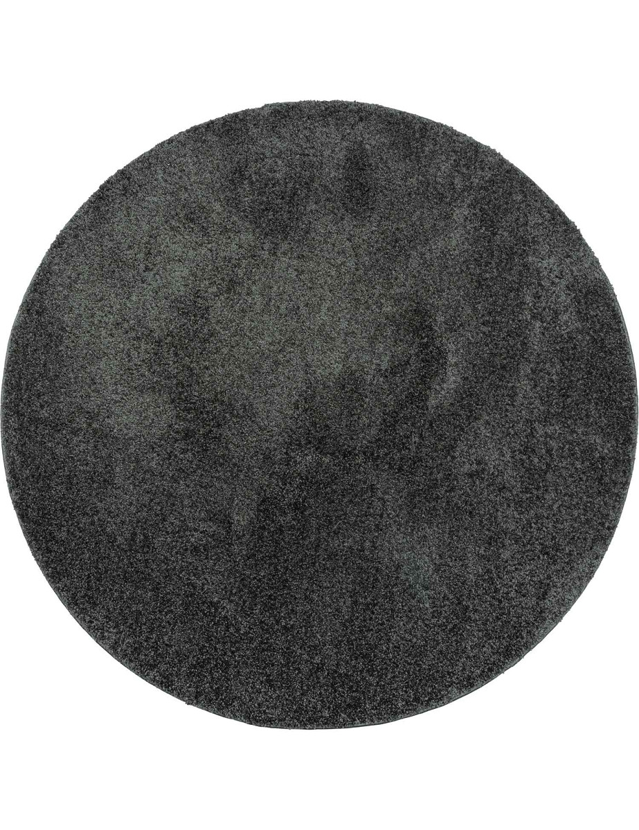 Dywan Forest koło  Kolor: Antracytowy, Kształt: Okrągły, Prostokątny: 120×120 cm, Okrągły: ø120 cm