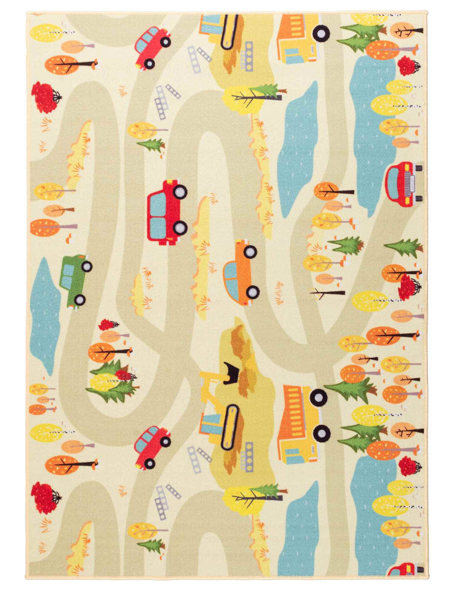 Dywan Stella Ulice beżowy Kolor: Beżowy, Kształt: Prostokątny, Prostokątny: 80×100 cm