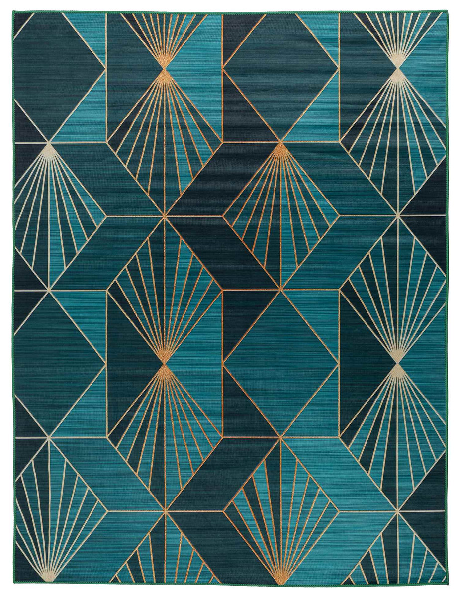 Dywan Print 3D geometria Kolor: Wielokolorowy, Kształt: Prostokątny, Prostokątny: 120×160 cm