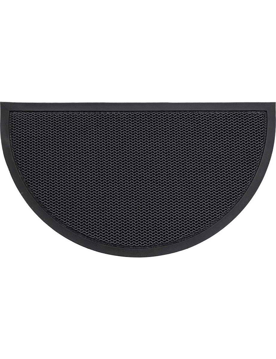 Wycieraczka 3D półokrąg Kształt: Półokrąg, Prostokątny: 43×76 cm