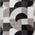 Dywan Stilo Print geometria Kształt: Prostokątny, Prostokątny: 200×290 cm, Kolor: Czarny