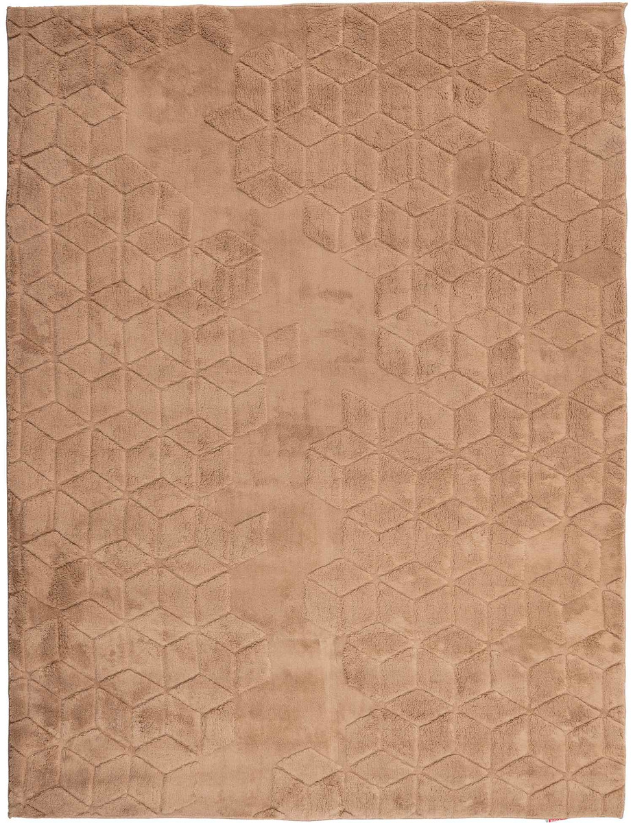 Dywan Venesia geometria 3D Kolor: Beżowy, Kształt: Prostokątny, Prostokątny: 120×160 cm