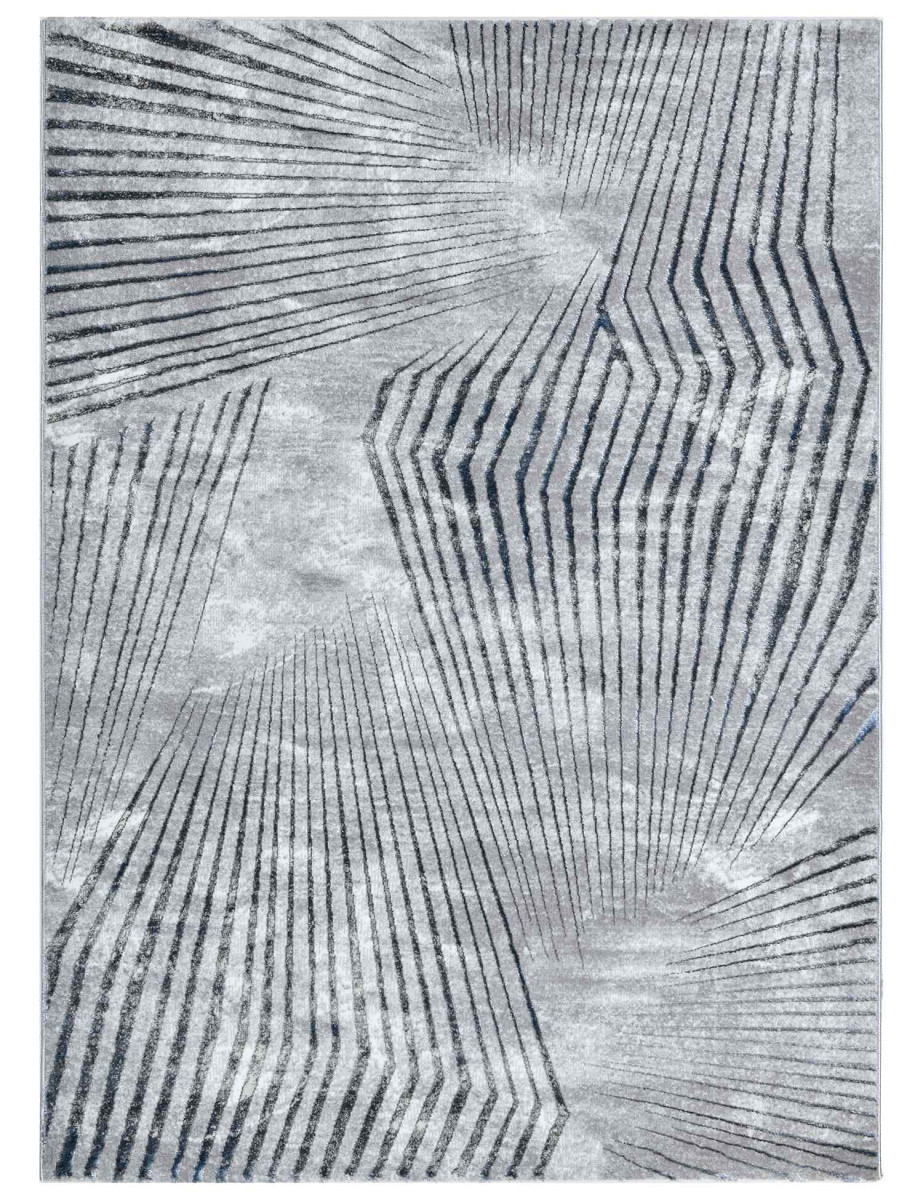 Dywan Grece abstrakcja szary Kolor: Szary, Kształt: Prostokątny, Prostokątny: 120×170 cm