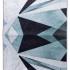 Dywan Print Shine geometria Kolor: Czarny, Kształt: Prostokątny, Prostokątny: 70×140 cm