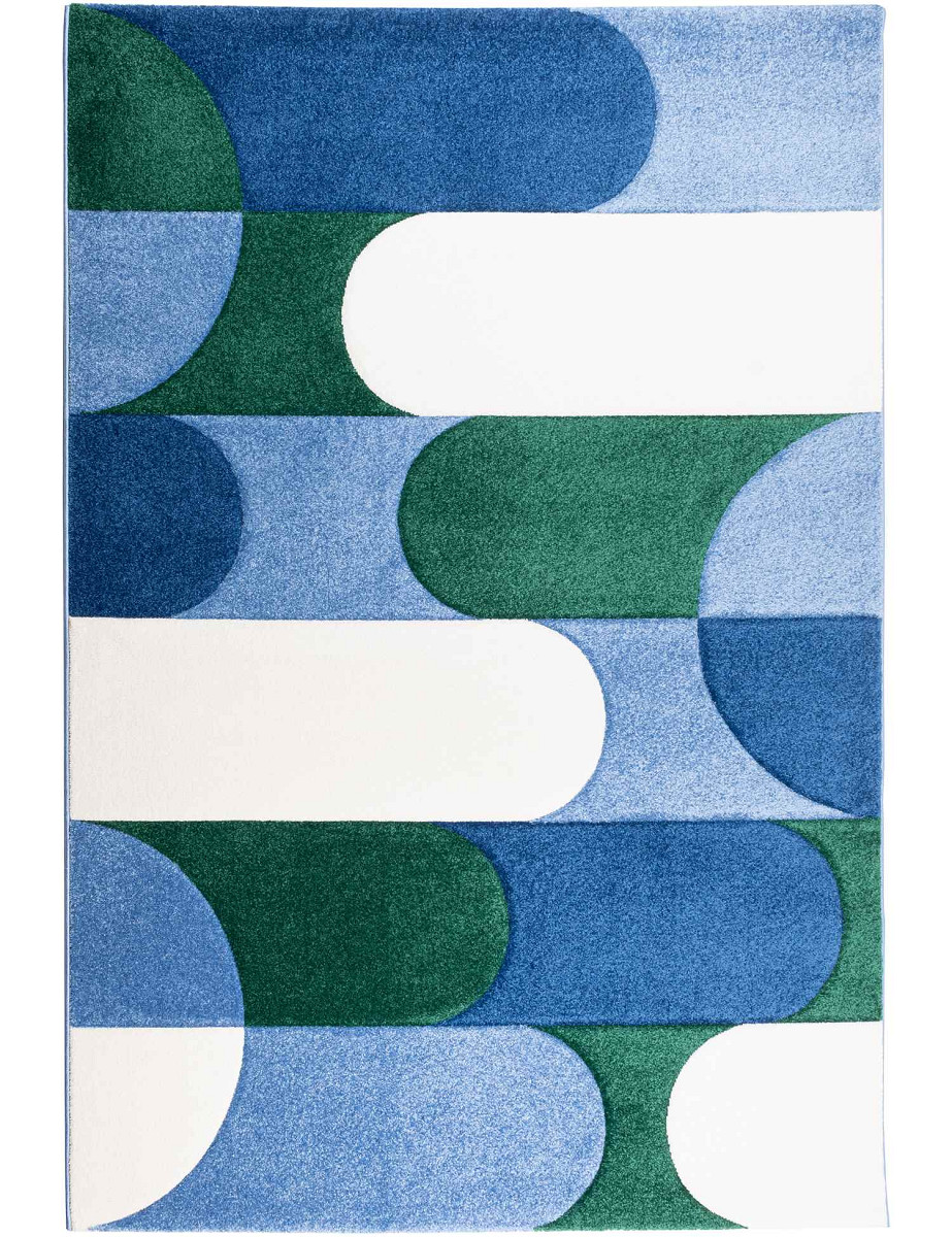 Dywan Bond bloki wielokolorowy Kolor: Wielokolorowy, Kształt: Prostokątny, Prostokątny: 200×290 cm